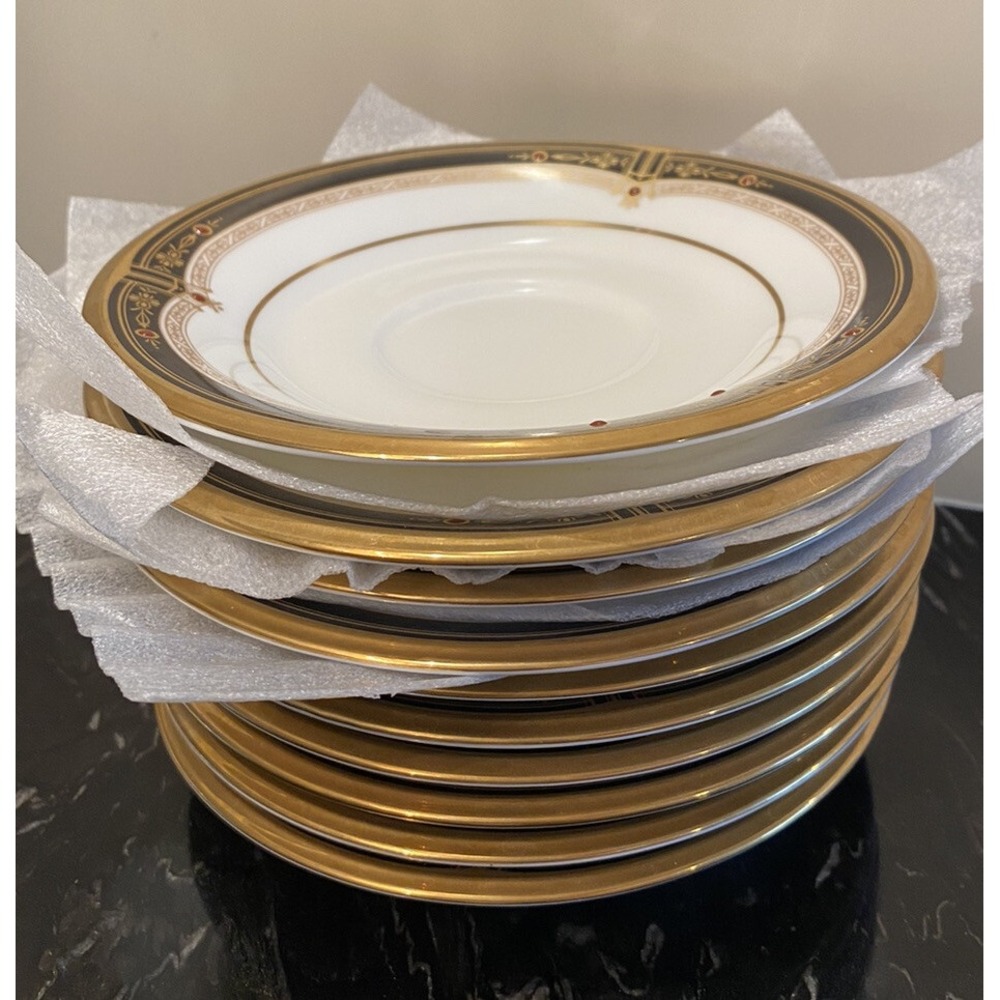 Noritake Gold & Sable Saucer Plate 6" Excellent Condition- Last One